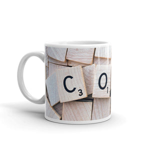 Code Wood Scrabble Mug