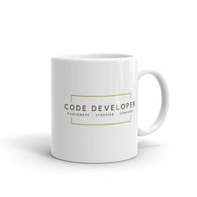 Load image into Gallery viewer, Code Developer - Passionate Stressed Confused [Career Mug]
