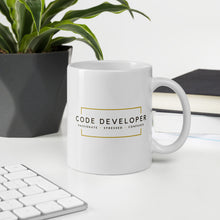 Load image into Gallery viewer, Code Developer - Passionate Stressed Confused [Career Mug]
