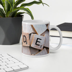 Code Wood Scrabble Mug