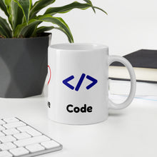 Load image into Gallery viewer, Coffee Love Code [Inspiring Mug]
